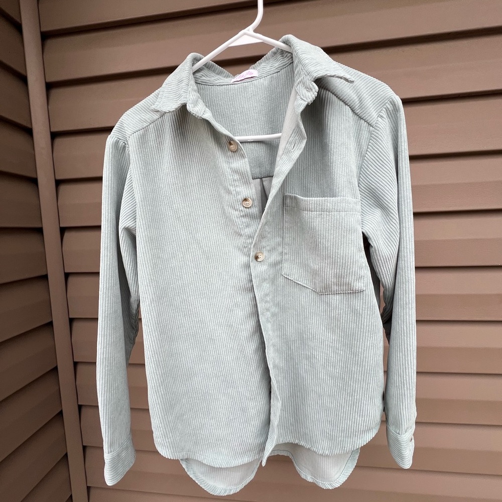 Pink Lily Corduroy Style Shacket